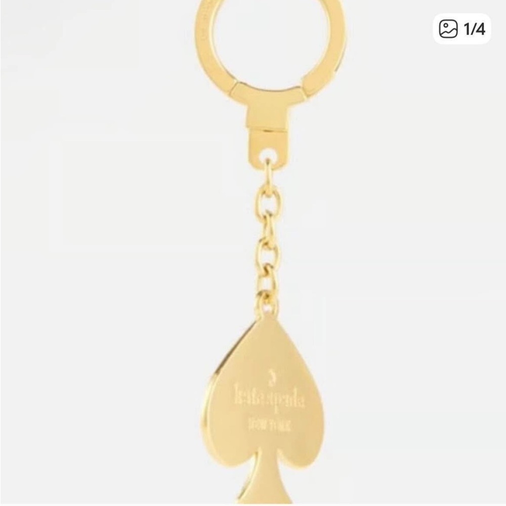 Kate Spade Gold Spade Keychain